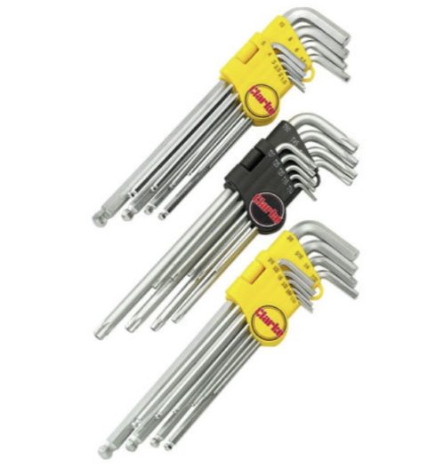 Clarke Pro138 29 Piece Extra Long Hex & Torx Key Set