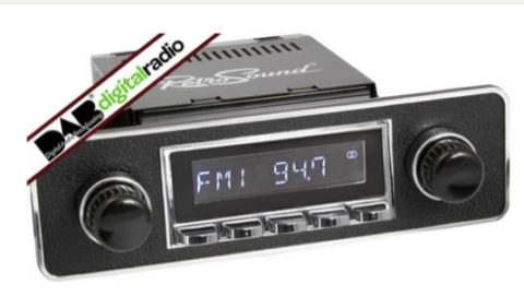 Classic Car Stereo Retrofitted