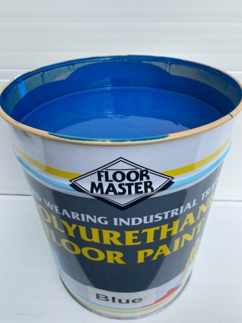 Hard Wearing Mid Blue Industrial Showroom Garage Floor Paint Large 20ltr