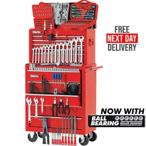 Ebay Clarke Cht624 329 Piece Professional Mechanics Tool Kit With 14drawer Tool Chest
