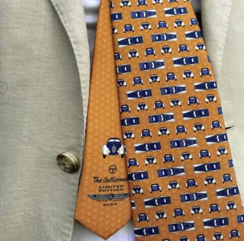 Talbot Lago T150c By Figoni & Falaschi Silk Tie