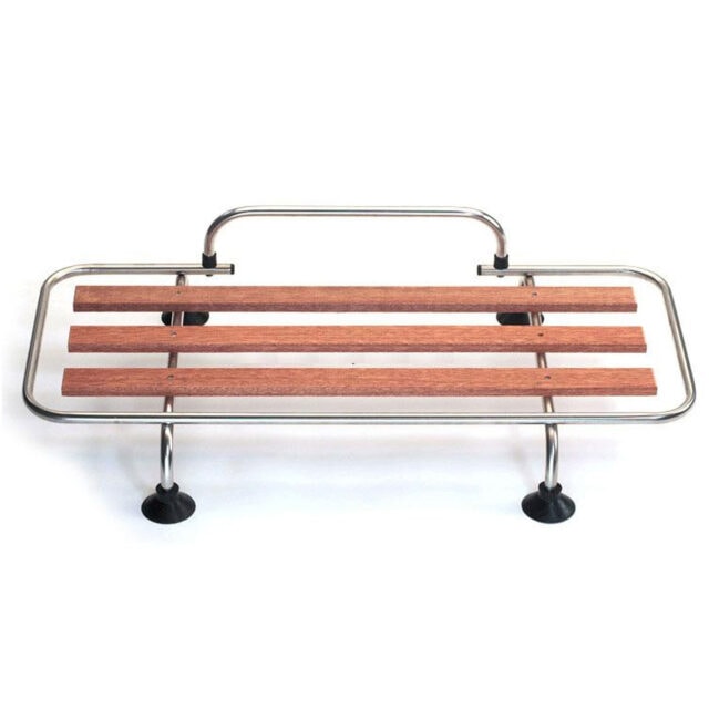 Classic Car Luggage Rack Alloy With Wood Slats 300x300
