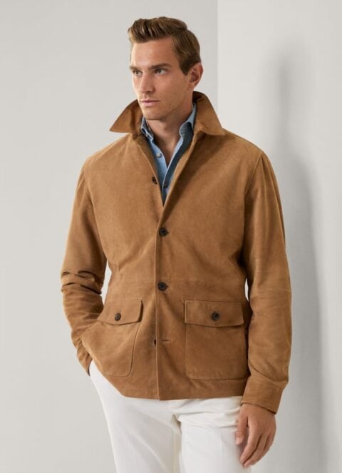 Suede Over Shirt