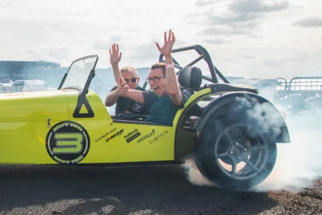 Overview Caterham Drift Taxi Experience