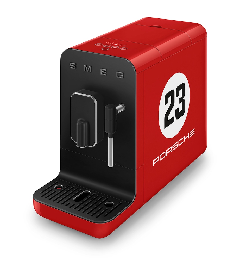 Smeg X Porsche Bean To Cup Automatic Coffee Machine Red Image 8